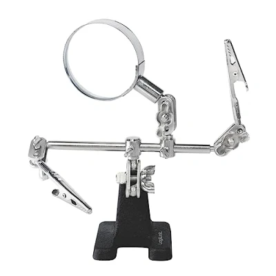 Afbeelding van LogiLink WZ0034 Helpende hand met vergrootglas en flexibele klemmen