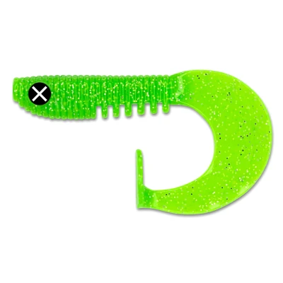 Afbeelding van Monkey Lures Curly Lui Shad Apple Bomb 10cm (5 stuks)