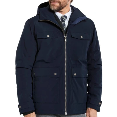 Afbeelding van Didriksons Parka Hilding Navy maat XL Heren met Regular fit Pasvorm Polyester Suitable Herenkleding