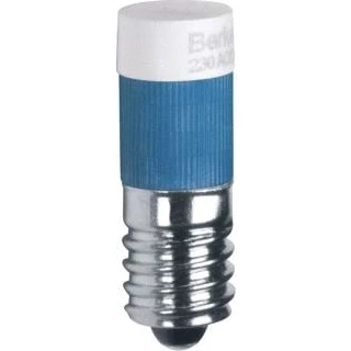 Afbeelding van HAGER BERKER LED LAMP E10 BLAUW