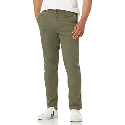 Afbeelding van Amazon Essentials Skinny Fit Broken in Chino Pant Olijf, 33W x 30L