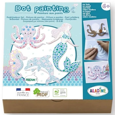 Afbeelding van Aladine Dot Painting Set Zeemeermin