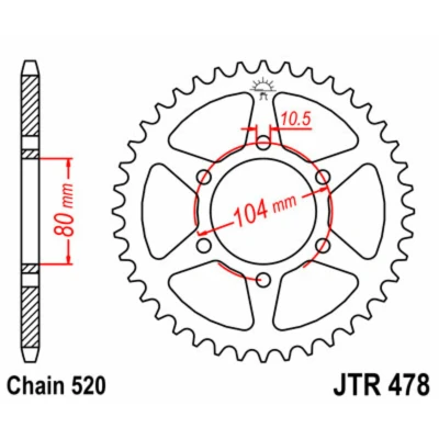 Afbeelding van Rek JT JTR478,43