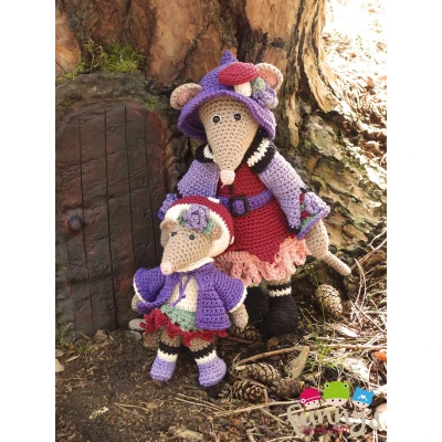Afbeelding van Haakpakket Funny Mouse set Maggy en Paddy