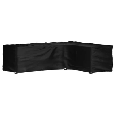 Afbeelding van vidaXL Tuinmeubelhoezen met 16 oogjes L vormig 260x210x80 cm