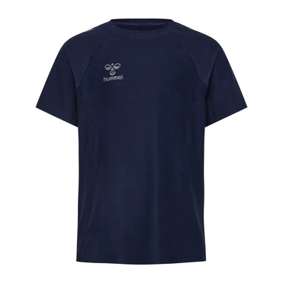 Afbeelding van Hummel CIMA Tshirt print voor kinderen, Maat: 116, Marine melange