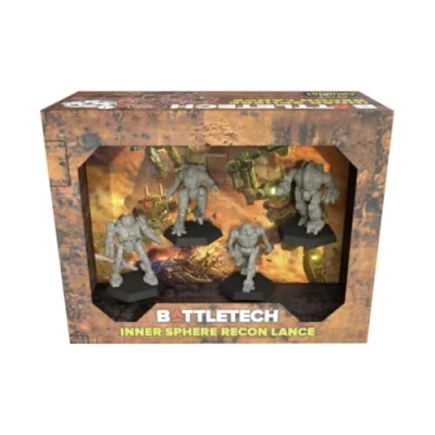 Afbeelding van BattleTech Miniatures Inner Sphere Recon Lance Expansion Miniature Game Catalyst Labs Ages 14+