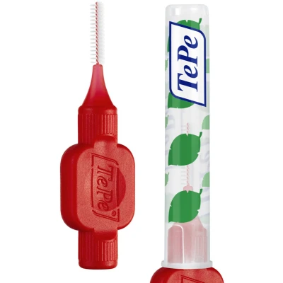 Afbeelding van 6x TePe Interdentale Ragers Original 0,5 mm Rood 20 stuks