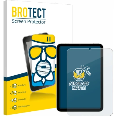 Afbeelding van BROTECT Screenprotector voor Apple iPad Mini 6 WiFi 2021 Folie Beschermfolie Beschermglas matte