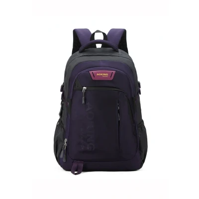 Afbeelding van Aoking Rugzak, Maat: 1, Black and purple
