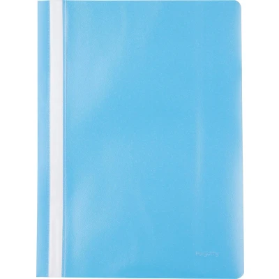 Afbeelding van Pergamy Snelhechtmap, Ft A4, Pp, Pak Van 5 Stuks, Blauw Snelhechtmap