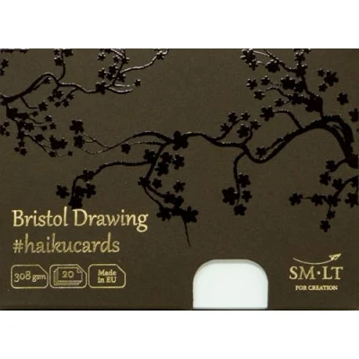 Afbeelding van SMLT C 20 (308) Haikucards 147x106 mm Bristolpapier kaarten in de doos, 308 gsm Bristolpapier,