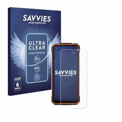 Afbeelding van Savvies Screenprotector voor Blackview BV8100 Folie Beschermfolie transparant (6 Stuks)