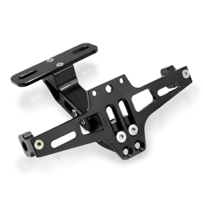 Afbeelding van Universele Kentekenplaathouders achter voor Z650 Z750 Z800 Z1000 Z900 Z300 Z250/MT 01 MT 03 07 09 10 TMAX 530 500 YZF R1 R3 R6 R25 R125 (Zwart)