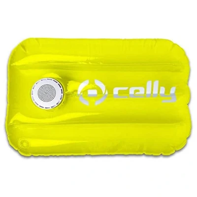 Afbeelding van Celly Opblaasbaar Kussen Met Speaker Bluetooth 30 Cm Geel