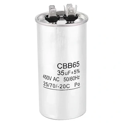 Afbeelding van Condensator, condensator CBB65A 450V 35UF aluminiumfolie airconditioning startcondensator
