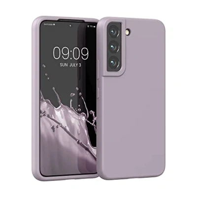 Afbeelding van kwmobile telefoonhoesje compatibel met Samsung Galaxy S22 hoesje Zachte case voor smartphone Back cover in licht oudroze