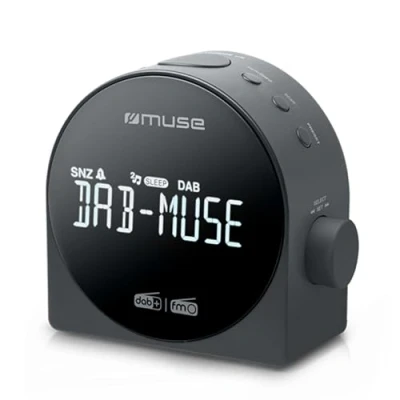 Afbeelding van Muse M 185CDB Stijlvolle digitale wekkerradio met DAB+/FM radio en groot display