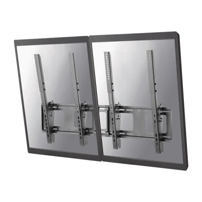 Afbeelding van NS WMB200PBLACK is een menu board wandsteun voor de verticale montage van schermen tot 52 inch (132 cm).