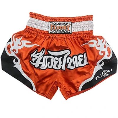Afbeelding van FLUORY Muay Thai vechtsportshorts, MMA shorts, trainingskleding voor kooigevechten, worstelen, vechtsporten, kickboksshorts, kleding