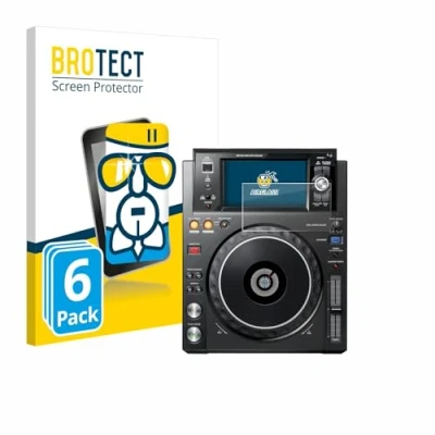 Afbeelding van BROTECT Screenprotector voor Pioneer XDJ 1000MK2 Folie Beschermfolie Beschermglas transparant (6 Stuks)