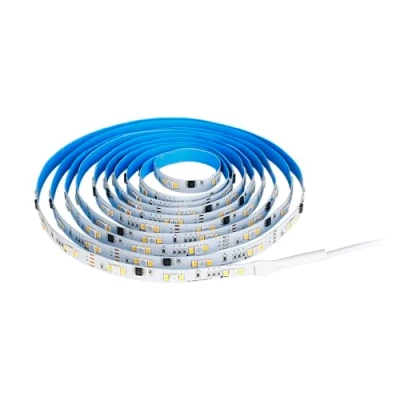 Afbeelding van Eglo RGBIC led strip, kleurwisselnde neon ledstrip met muzieksynk, gaming light en feest decoratie, lichtband afstandsbediening, warm wit RGB, 5 m