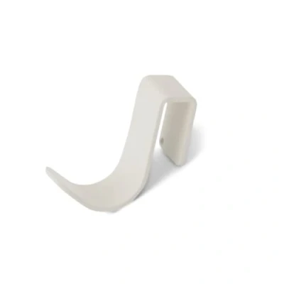 Afbeelding van Pedestal Hook Mount Praktische houder voor kabels, hoofdtelefoon, kleine luidsprekers achter tv meubel, past op standaard met uitzondering van de Linked Tall (beige)