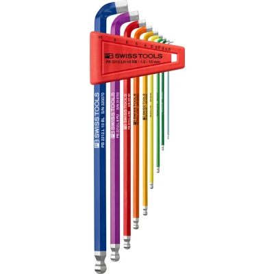 Afbeelding van PB 2212.LH 10 RB inbussleutelset 100 hoek