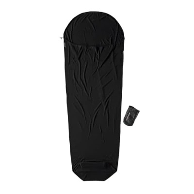 Afbeelding van Cocoon Mummy Liner, 100% Merino Wool, Black