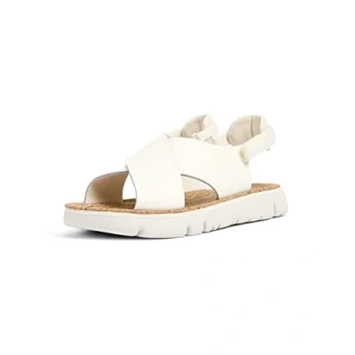 Afbeelding van Camper Oruga Sandalen, Dames, Maat: 37, Weiß Leer