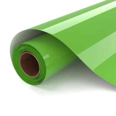 Afbeelding van UIOK flex opstrijkbaar, groen, vinyl, om op te strijken, 30,5 x 183 cm, strijken voor stoffen, HTV Cricut gemakkelijk snijden en wieden