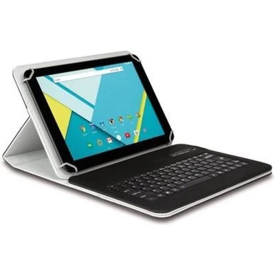 Afbeelding van Hamlet XPADCV101KBT2 toetsenbord voor mobiel apparaat Zwart Bluetooth QWERTY