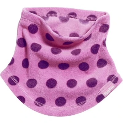 Afbeelding van Playshoes Unisex sjaal kinderen fleece colsjaal stippen, Oeko Tex Standard 100, Gr. One size, violet (lila 10)