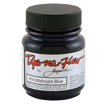 Afbeelding van jacquard producten midngt blue dye na flow, acryl, meerkleurig