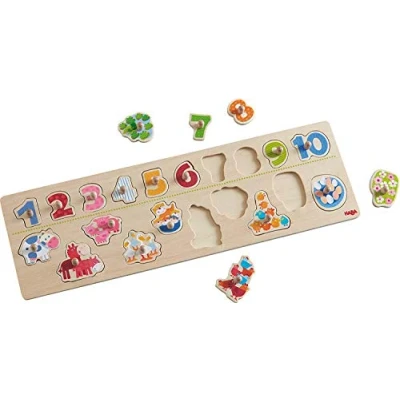 Afbeelding van HABA Tierischer ZÄHLSPASS Puzzel voor kinderen, Maat: One Size, Multi coloured