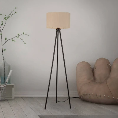 Afbeelding van Just Light Vloerlamp Green Duro zandkleurig 14894 39