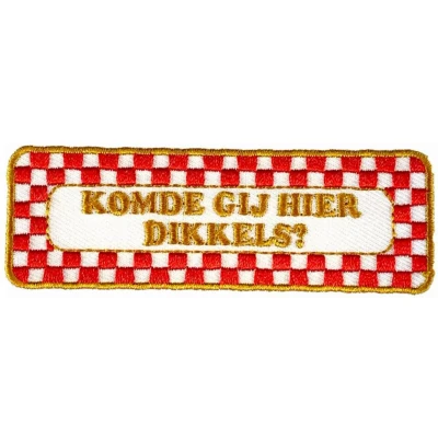 Afbeelding van Fjesta© Oeteldonk Embleem Brabantse Uitspraken Dikkels Carnaval Den Bosch