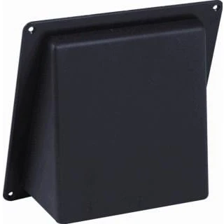 Afbeelding van Nedco gevelklep Ø 125 mm bruin