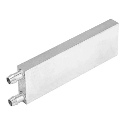 Afbeelding van Bewinner Waterkoelblok Aluminium voor vloeistofwaterkoeler koelsysteem Zilver CPU Radiator Vloeibare waterkoeler koellichaam pc laptop (40 x 160 12 mm)