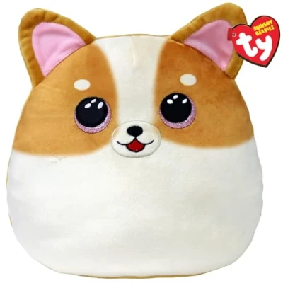 Afbeelding van TY Squish a Boo Knuffelkussen Hond Tanner 31 cm