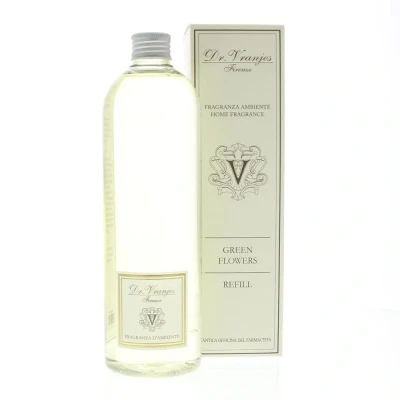Afbeelding van Dr. Vranjes Firenze Green Flowers Sticks Refill geurstokjes navulling 500 ml