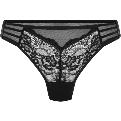 Afbeelding van Hunkemöller Dames Lingerie String Briar Zwart maat M