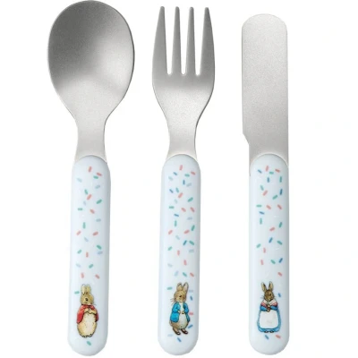 Afbeelding van Peter Rabbit kinderbestek 3 dlg