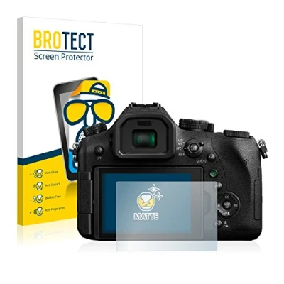 Afbeelding van BROTECT (2 Stuks) Antireflecterende Beschermfolie voor Panasonic Lumix DMC FZ2000 Anti Glare Screen Protector, Mat, Ontspiegelend