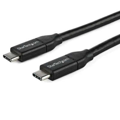 Afbeelding van StarTech.com USB C naar kabel met 5A/100 W Power Delivery M/M 1 m 2.0 IF certificatie
