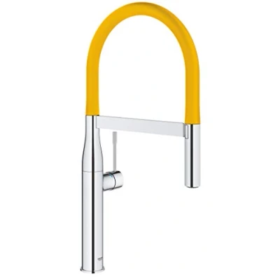 Afbeelding van Grohe Essence GROHFlexx keukenslanguitloop geel