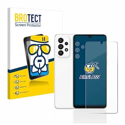 Afbeelding van BROTECT Screenprotector voor Samsung Galaxy A33 5G (Voor+Camera) Folie Beschermfolie Beschermglas transparant