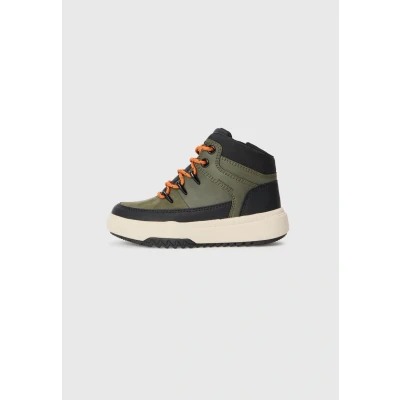 Afbeelding van Geox Bunshee B Veterboots voor kinderen, Maat: 36, Military Schoenen