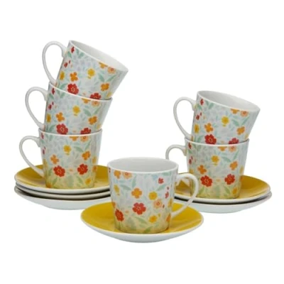 Afbeelding van Set van koffiekopjes Versa Flandes 6 Stuks Porselein