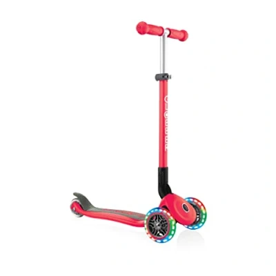 Afbeelding van Globber Primo Foldable Lights Step Red Rood